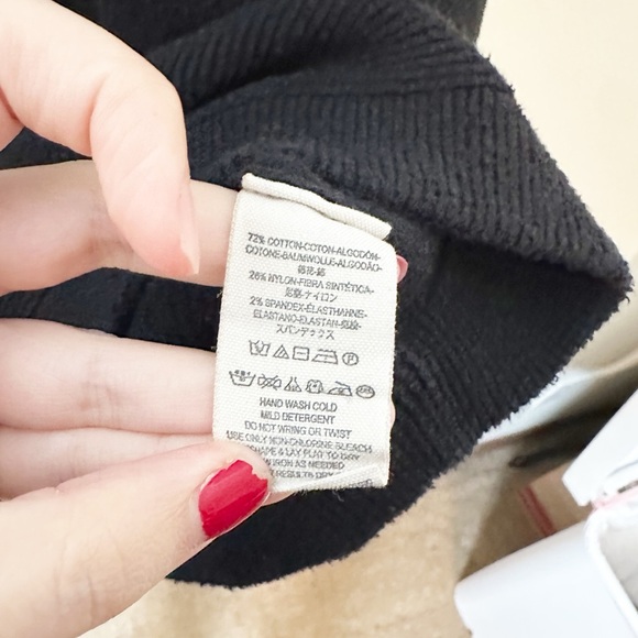 Free People Easy Street Tunic Sweater Black Extra Small - Picture 6 of 7